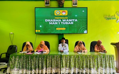 Dharma Wanita Persatuan MAN 1 Tuban Gelar Pertemuan Rutin dan Perkenalan Pengurus Baru