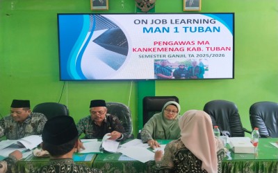 On Job Learning di MAN 1 Tuban: Dorong Mutu Pendidikan Madrasah